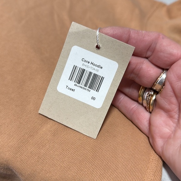 Tkees NWT Core Hoodie in Toast Size XS - Picture 7 of 12